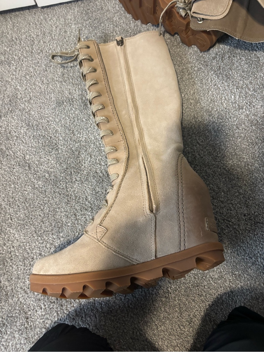 Sorel Women's Taupe Lace-Up Mid-Calf Boots - Picture 4 of 6